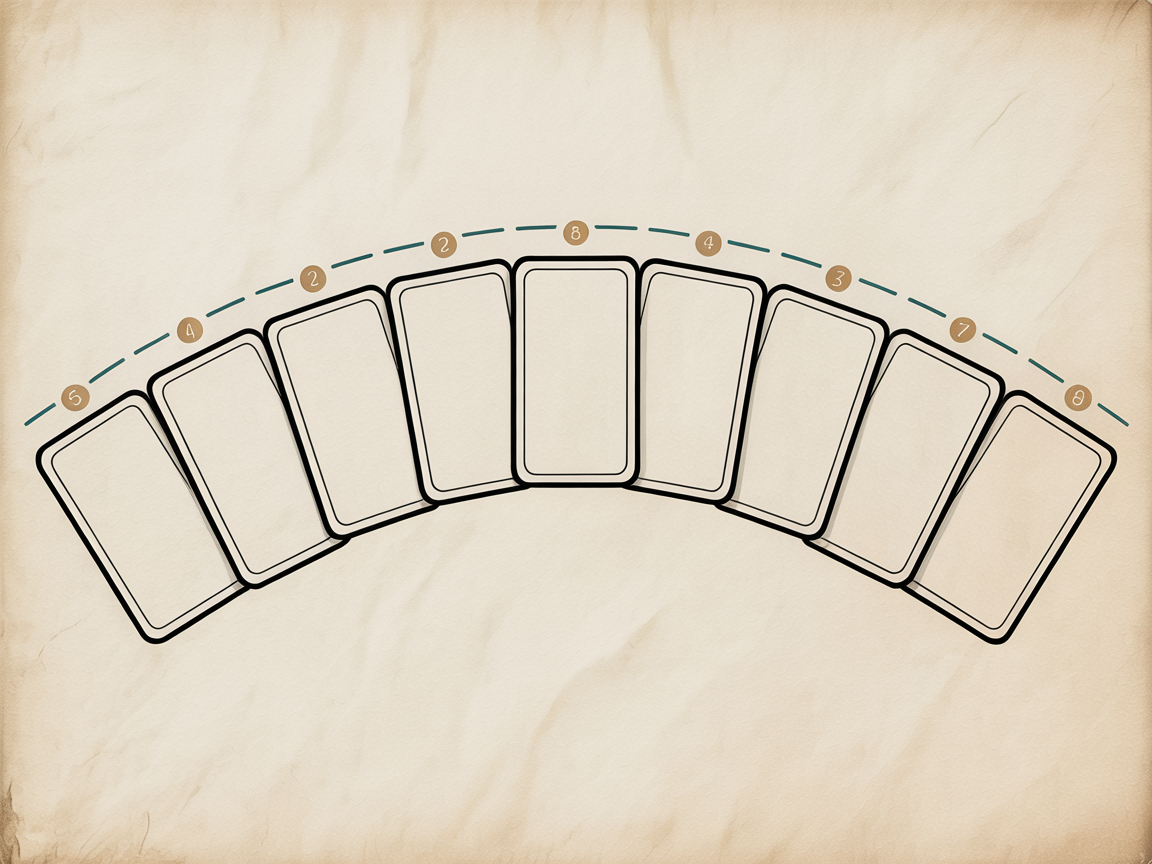 Career Path Tarot Spread Diagram