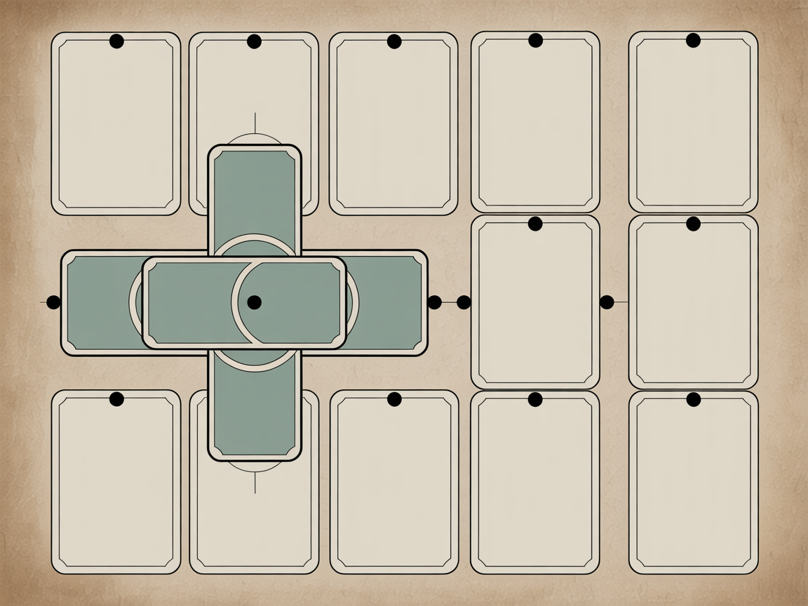Celtic Cross Tarot Spread Diagram