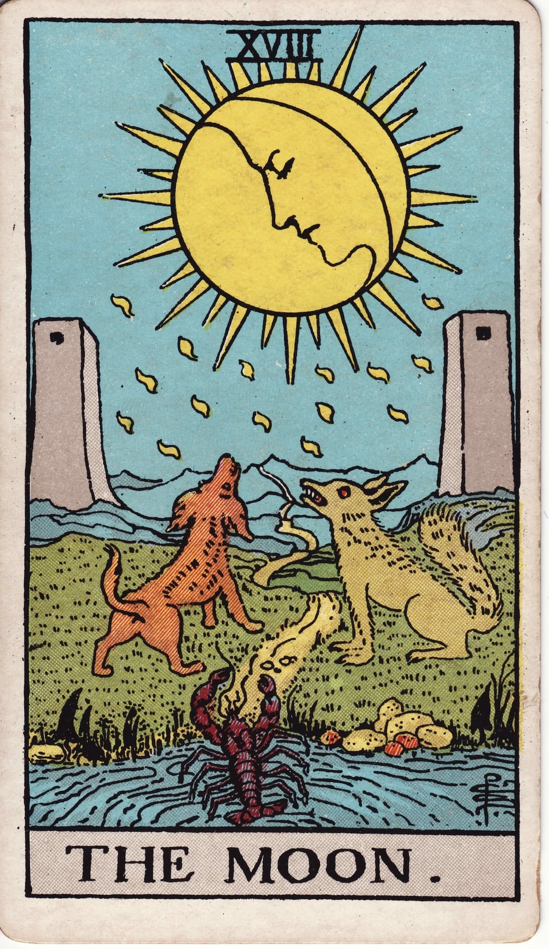 The Moon card image