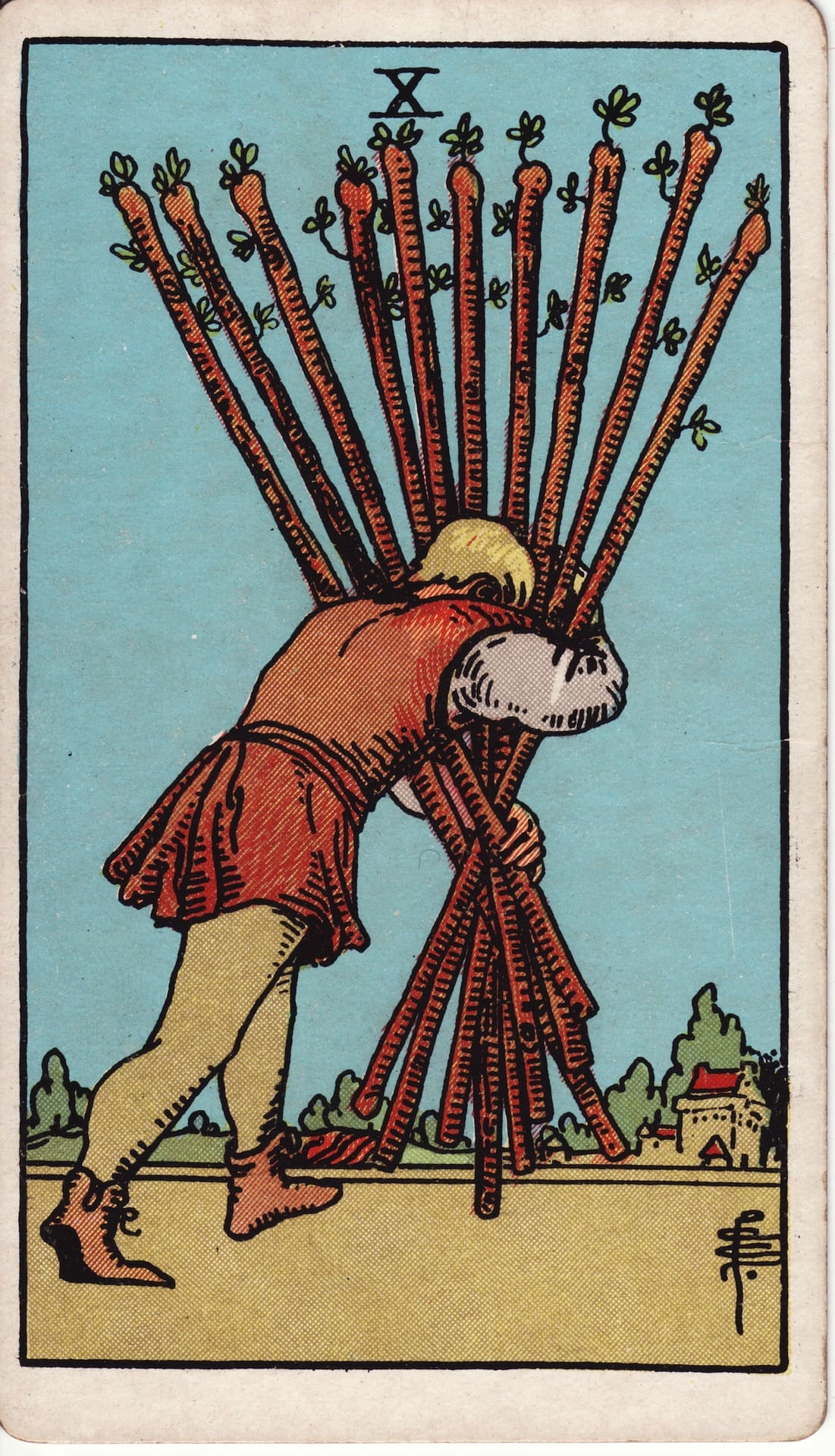 Ten of Wands card image