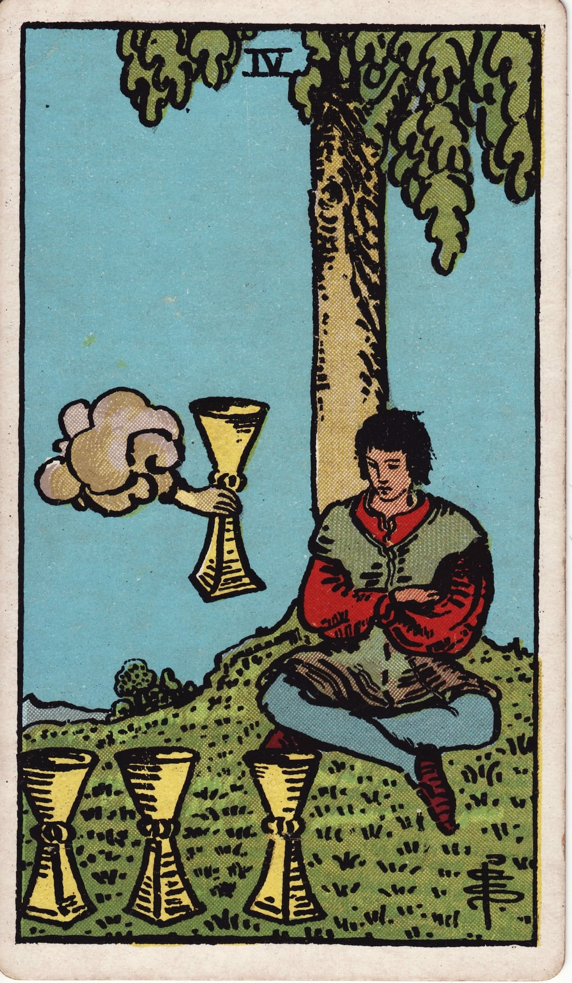 Four of Cups card image