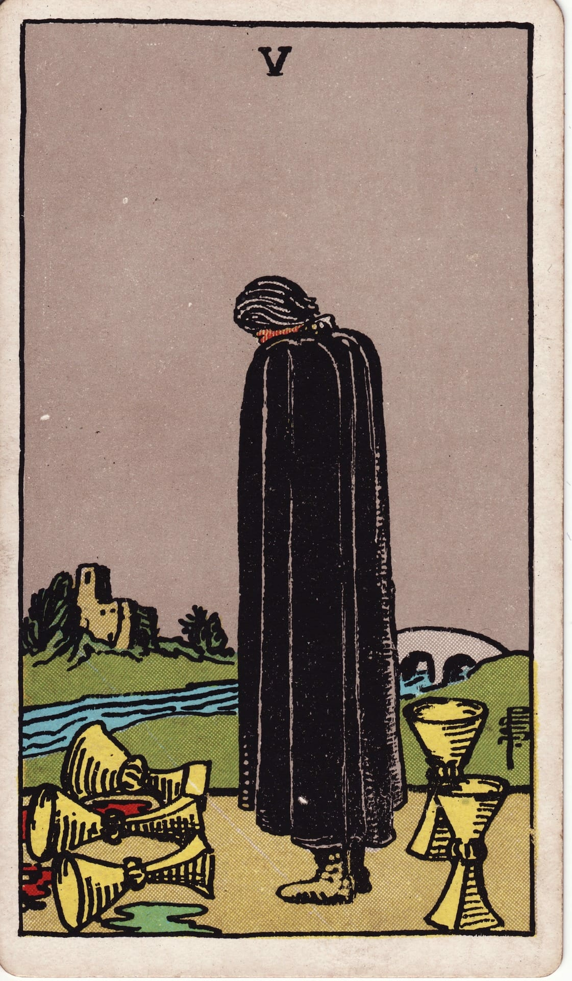 Five of Cups card image