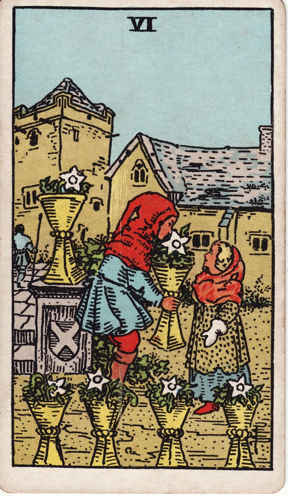 Six of Cups card image