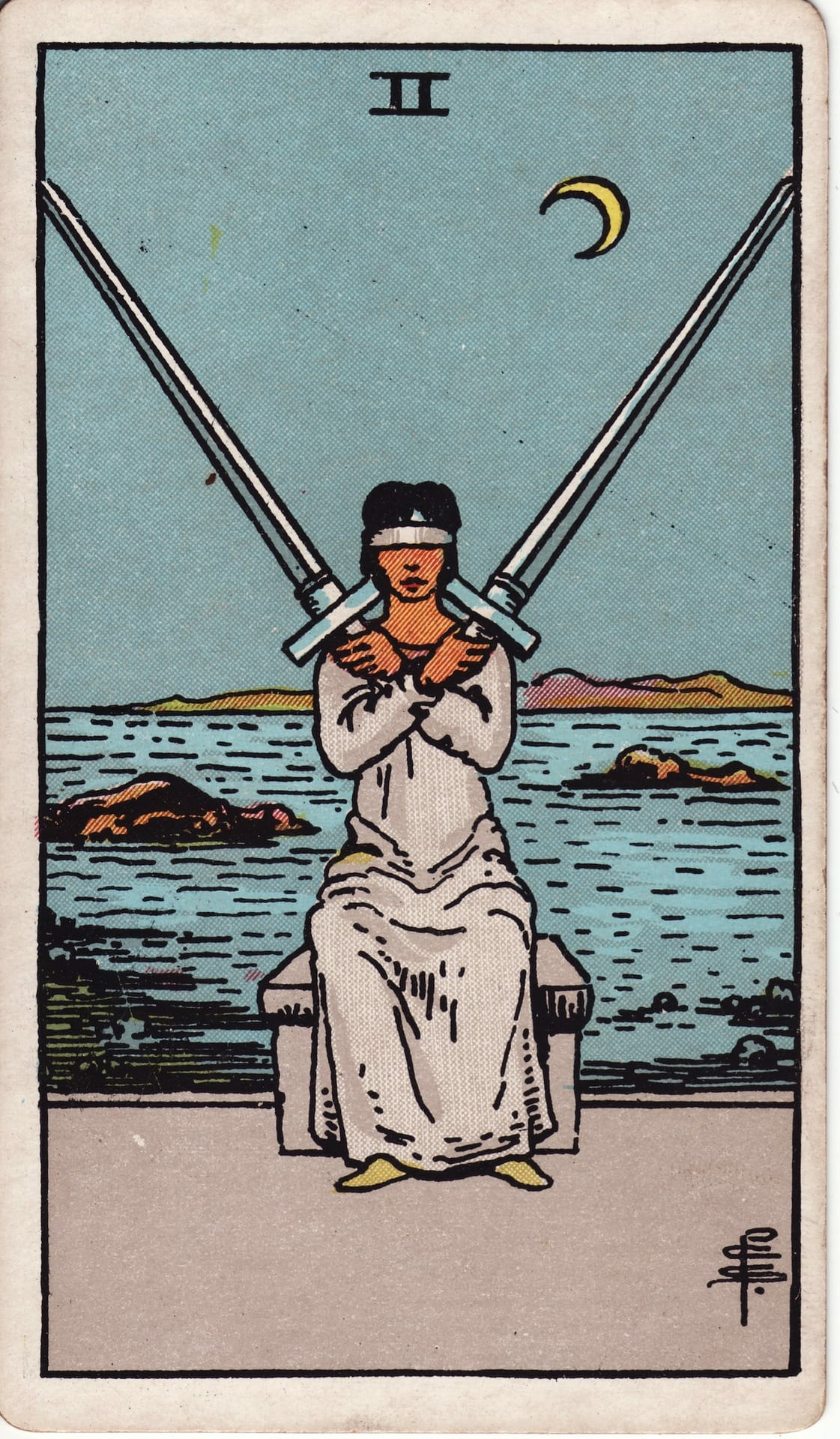 Two of Swords card image