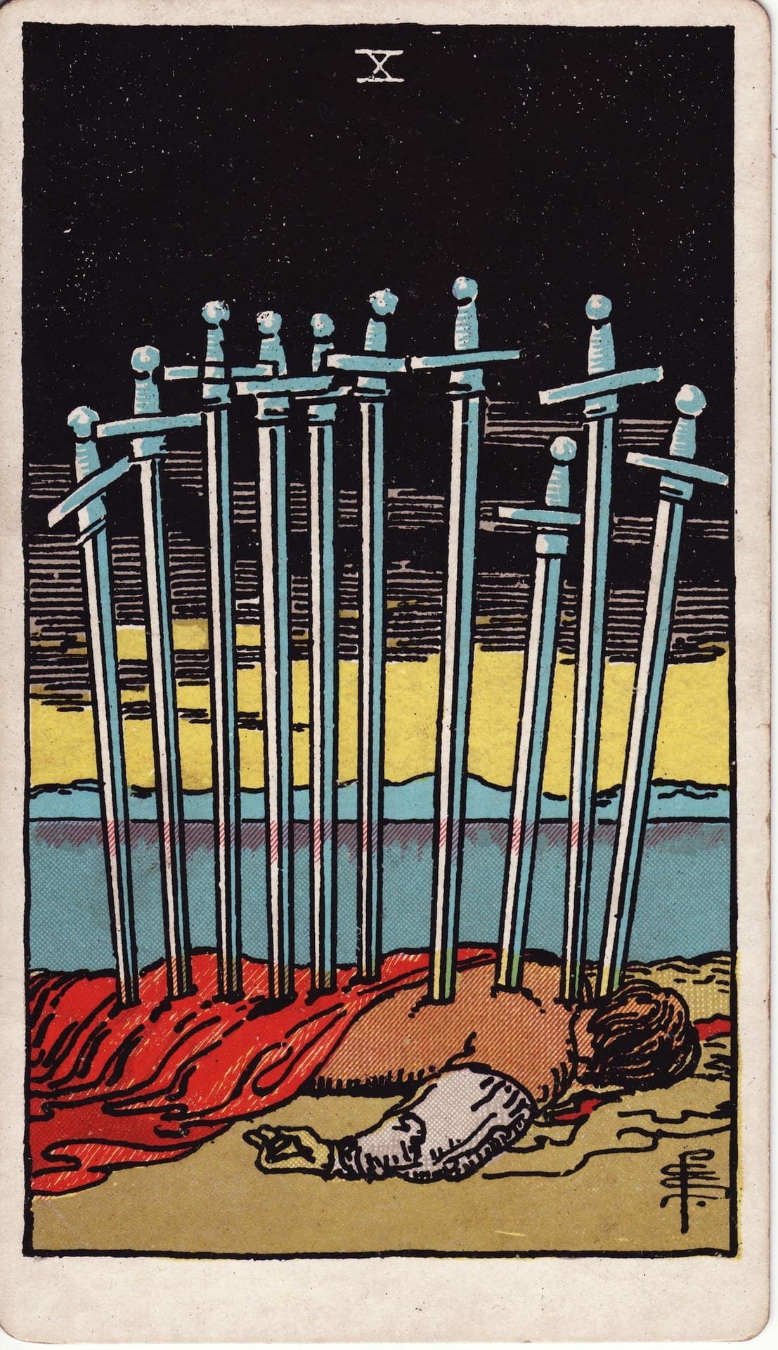 Ten of Swords card image
