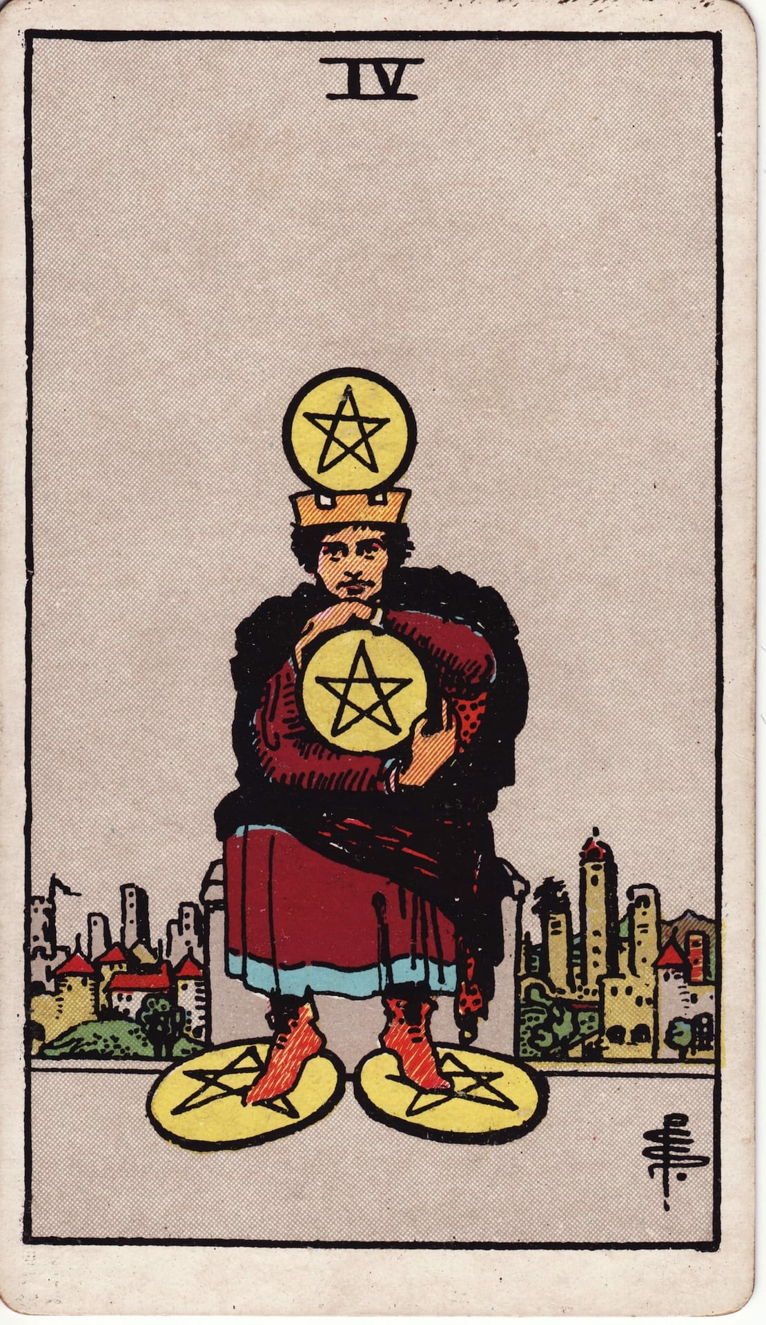 Four of Pentacles card image