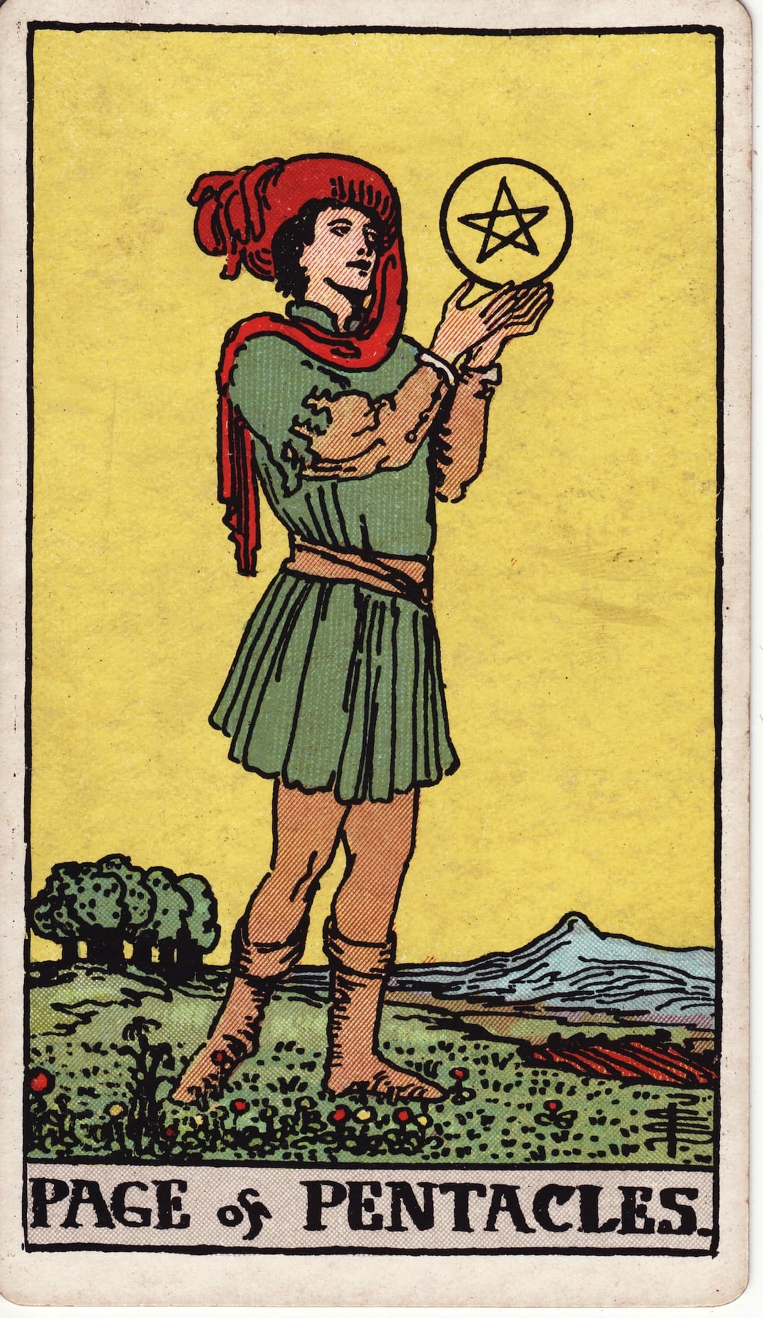 Page of Pentacles card image